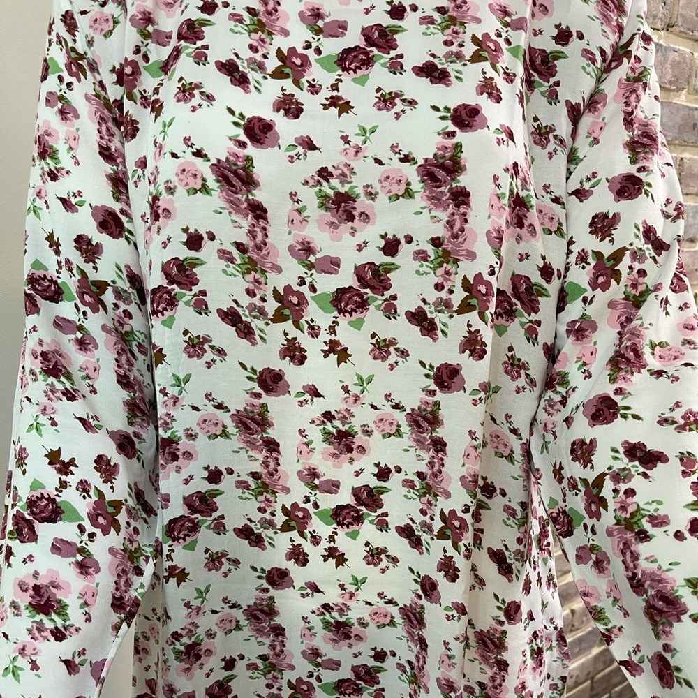 New XL linen kurta kurti kameez  floral